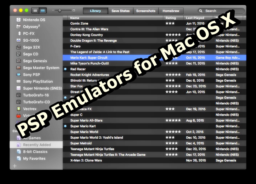 psp for mac emulator